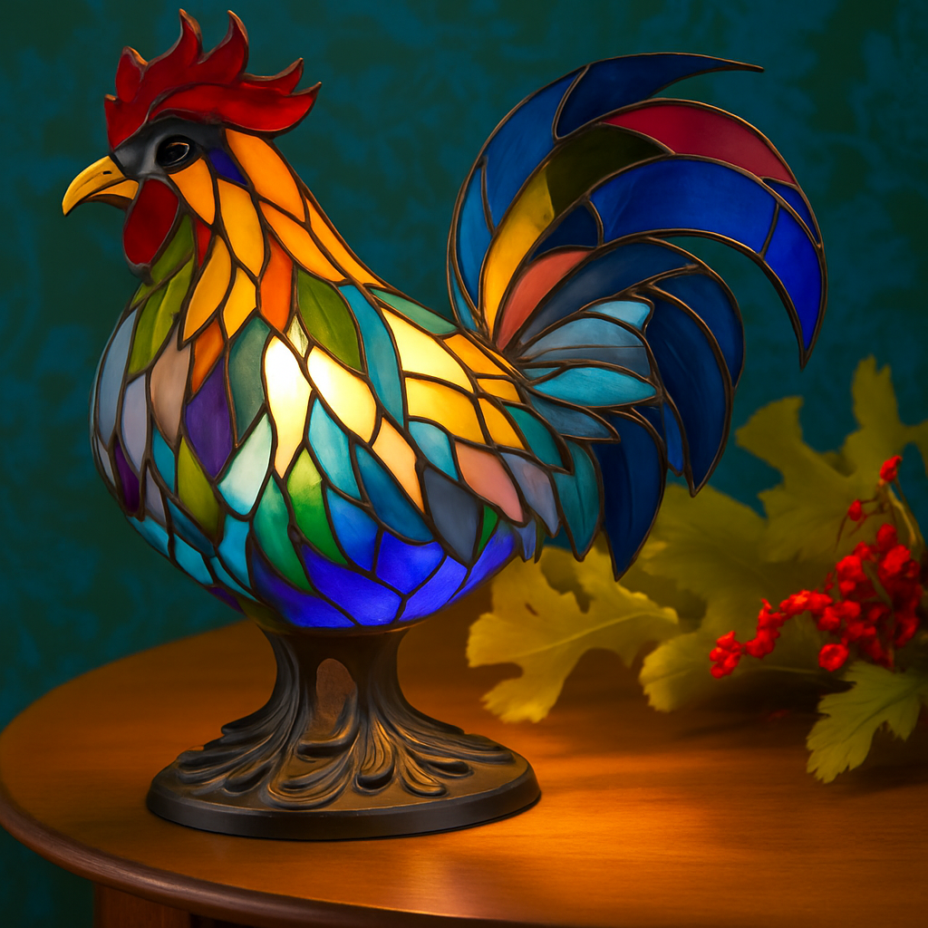 Hector™ | Colorful Rooster Lamp