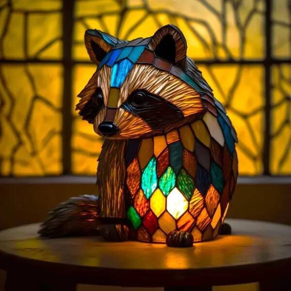 Filou™ | Cozy Raccoon Lamp