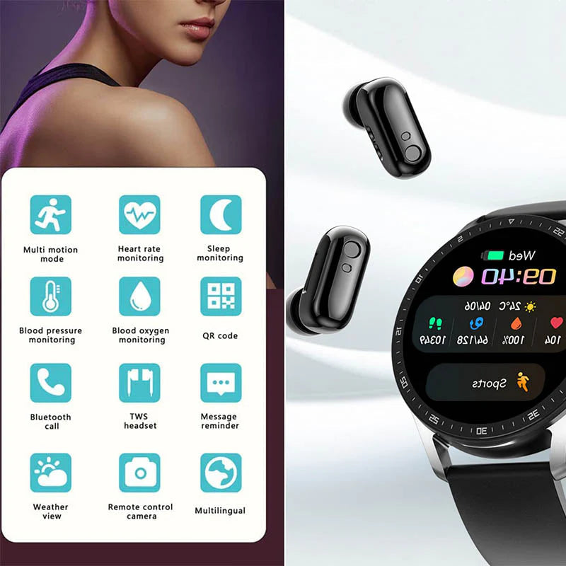 SmartwatchBuds™ | 2-in-1 smartwatch & earbuds
