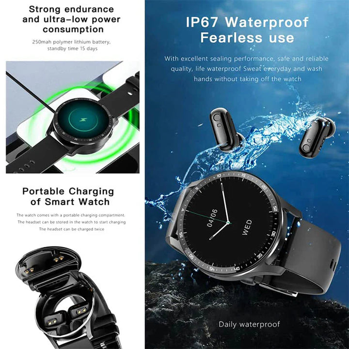 SmartwatchBuds™ | 2-in-1 smartwatch & earbuds