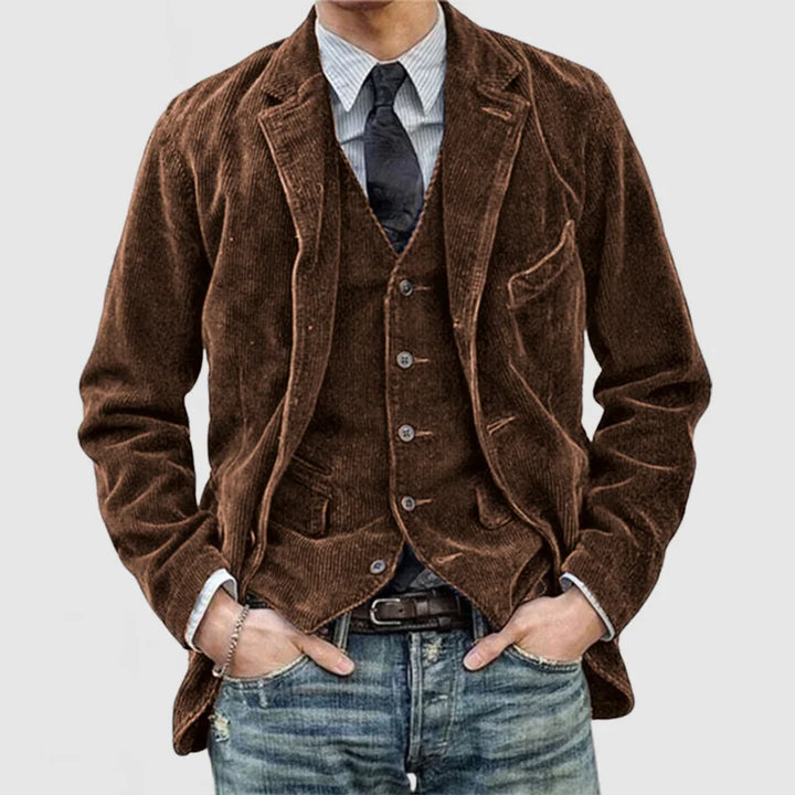 Lorenti™ | Vintage Jacket & Vest Set