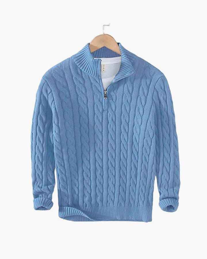 TAEBAEK™ | Zipped Cable Sweater