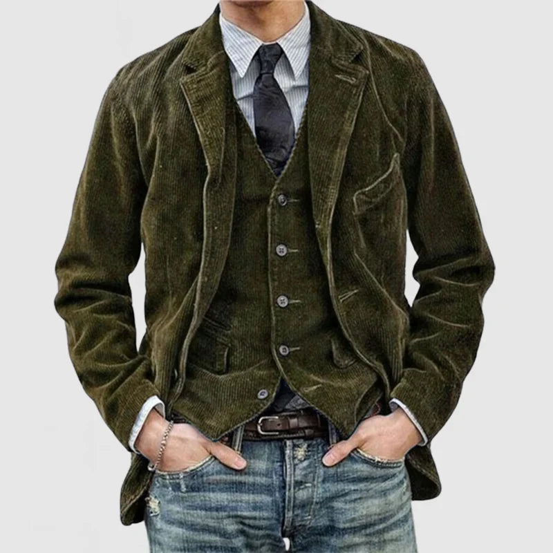 Lorenti™ | Vintage Jacket & Vest Set