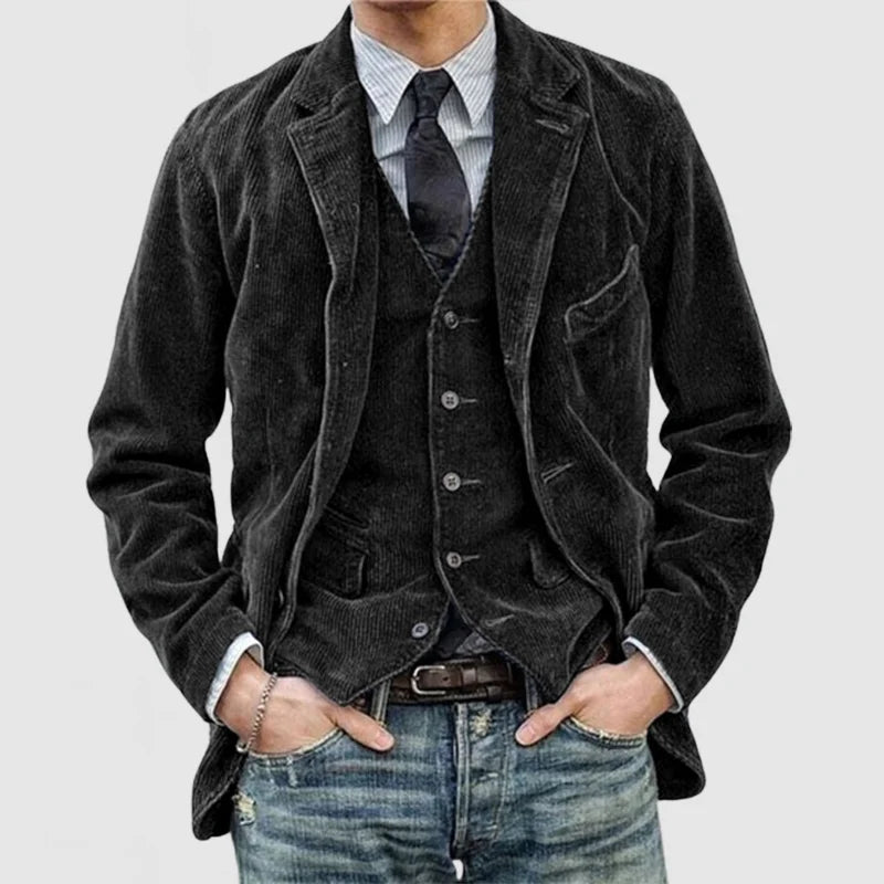 Lorenti™ | Vintage Jacket & Vest Set