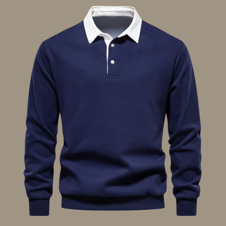 Cornelis™ | Classic Men’s Sweater with Polo Collar