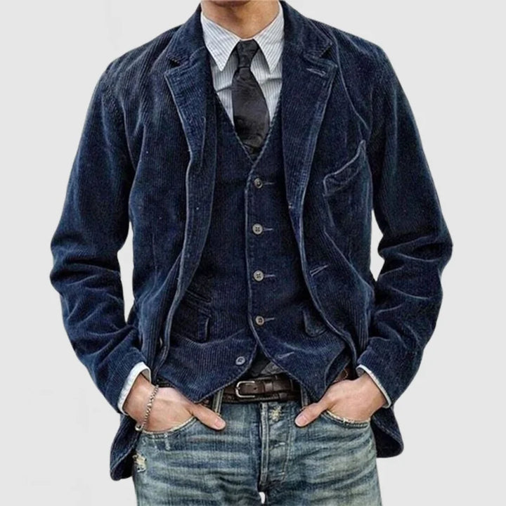 Lorenti™ | Vintage Jacket & Vest Set