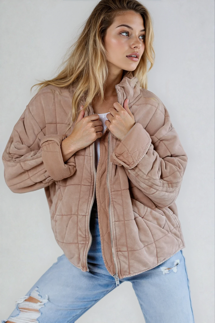 Bella™ | Quilted Bomber Jacket with Refined Warmth