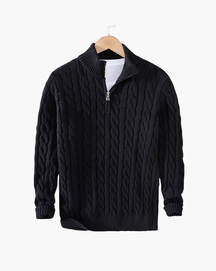 TAEBAEK™ | Zipped Cable Sweater