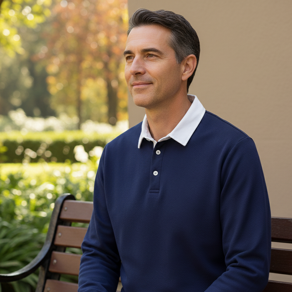 Cornelis™ | Classic Men’s Sweater with Polo Collar