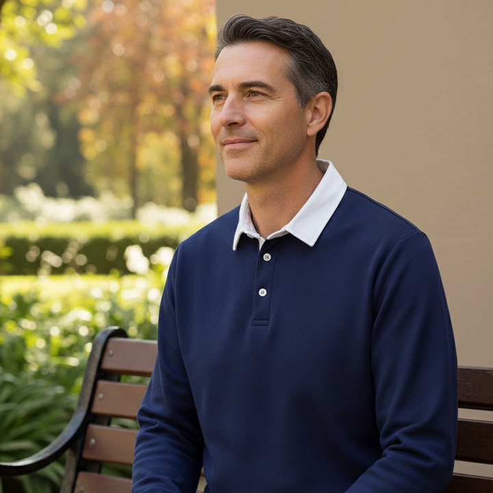 Cornelis™ | Classic Men’s Sweater with Polo Collar
