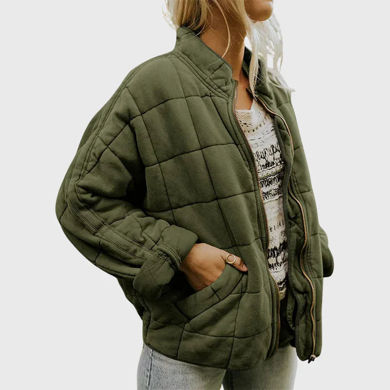 Bella™ | Quilted Bomber Jacket with Refined Warmth