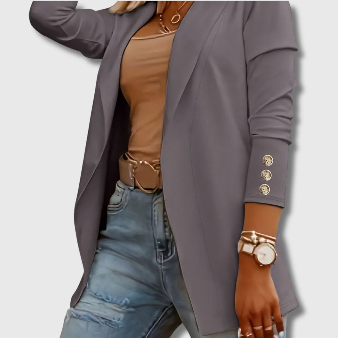 Noémie™ | Women’s Elegant Long Jacket Limited Edition