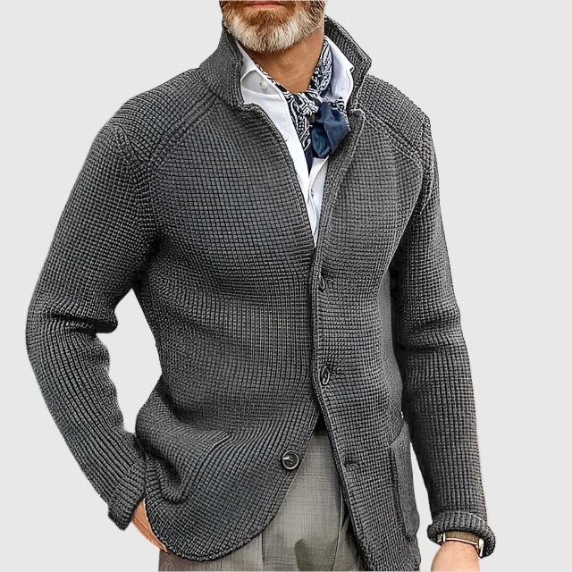Arnaud™ | Retro Military-Inspired Cardigan for Modern Elegance