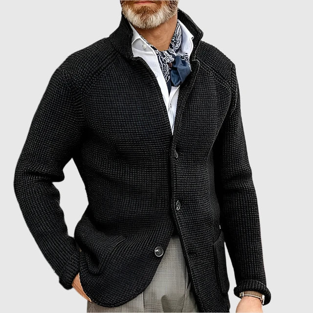 Arnaud™ | Retro Military-Inspired Cardigan for Modern Elegance