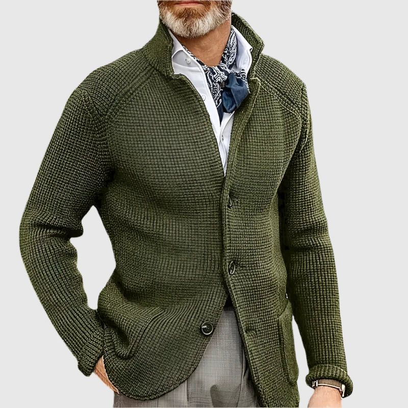 Arnaud™ | Retro Military-Inspired Cardigan for Modern Elegance