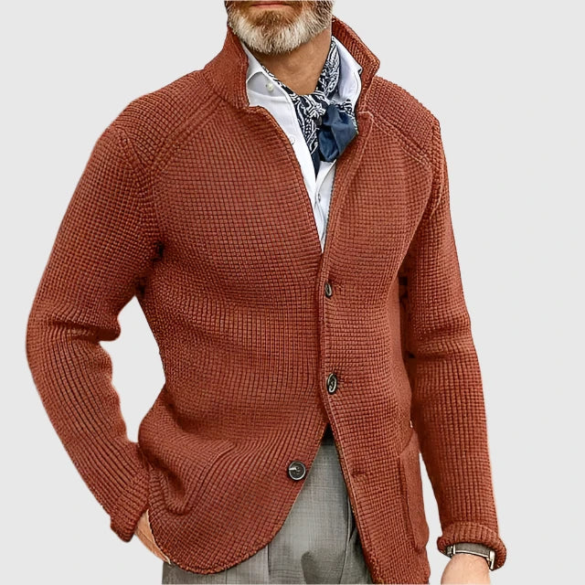 Arnaud™ | Retro Military-Inspired Cardigan for Modern Elegance
