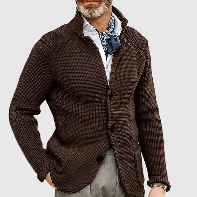 Arnaud™ | Retro Military-Inspired Cardigan for Modern Elegance