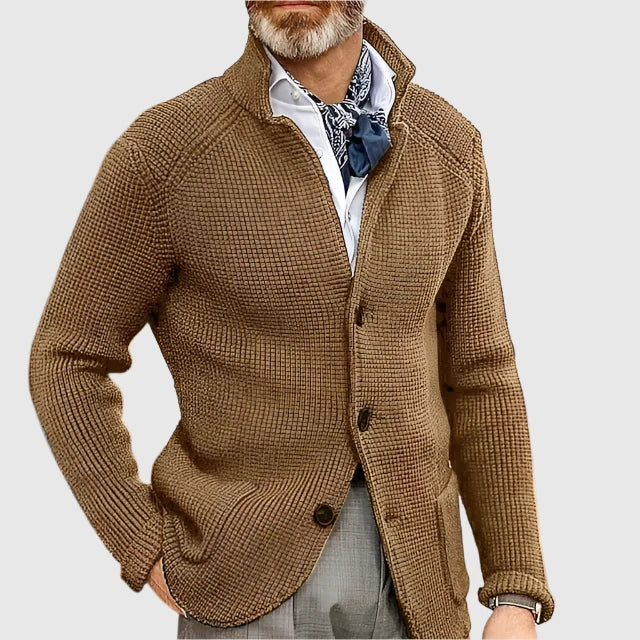 Arnaud™ | Retro Military-Inspired Cardigan for Modern Elegance