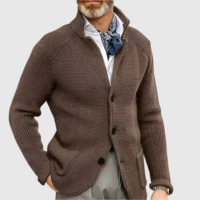 Arnaud™ | Retro Military-Inspired Cardigan for Modern Elegance