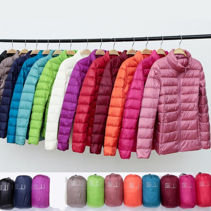 Myra™ | Ultra-Light Down Jacket with Refined Pleats