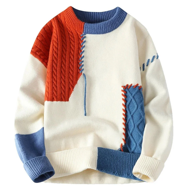 Tomas™ | patchwork sweater