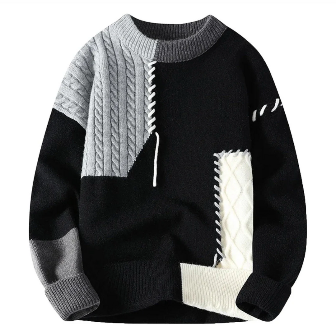 Tomas™ | patchwork sweater
