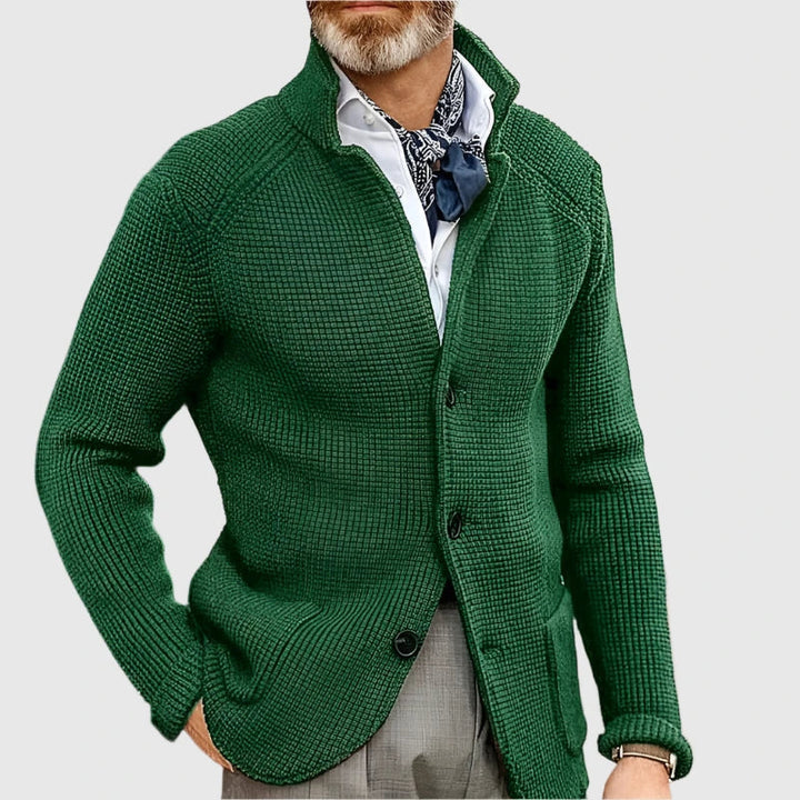 Arnaud™ | Retro Military-Inspired Cardigan for Modern Elegance