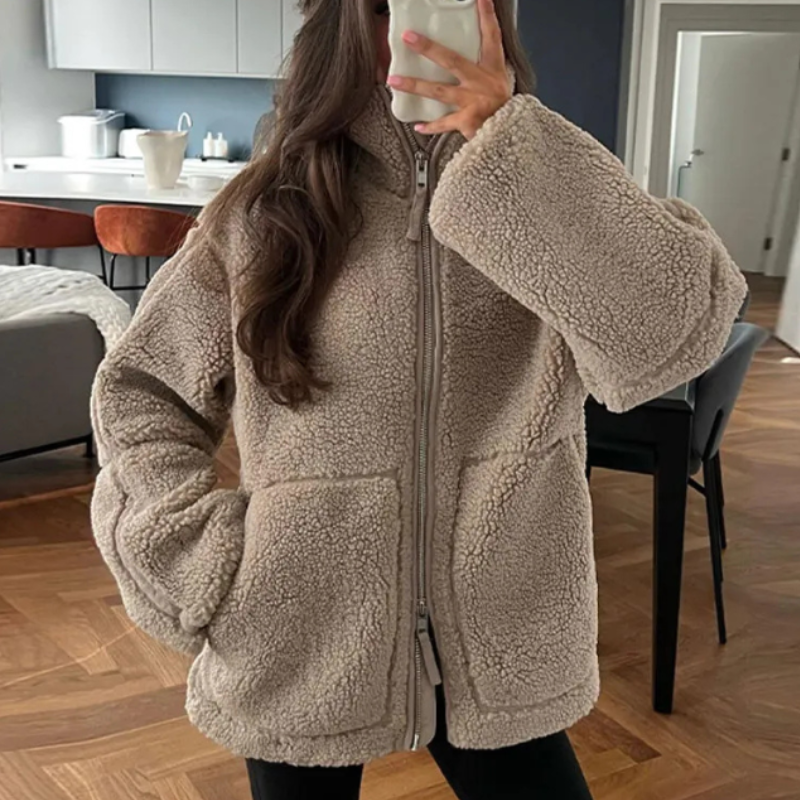 Kaja™ | Cozy Teddy Coat