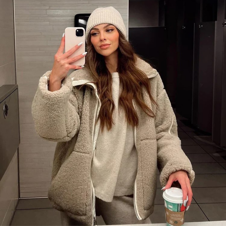 Kaja™ | Cozy Teddy Coat