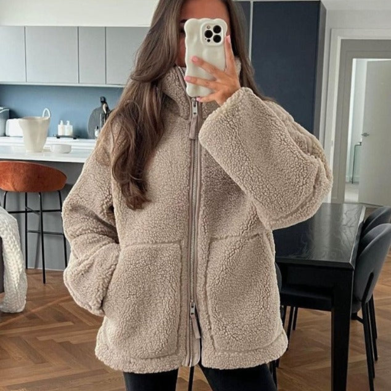 Kaja™ | Cozy Teddy Coat