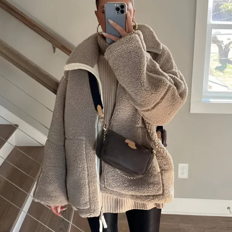 Kaja™ | Cozy Teddy Coat