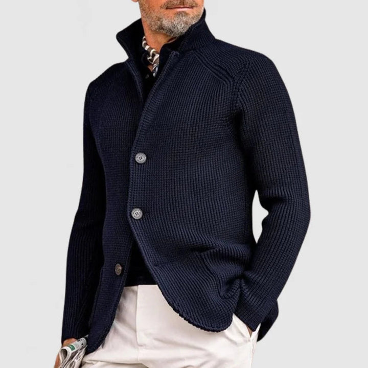 Arnaud™ | Retro Military-Inspired Cardigan for Modern Elegance
