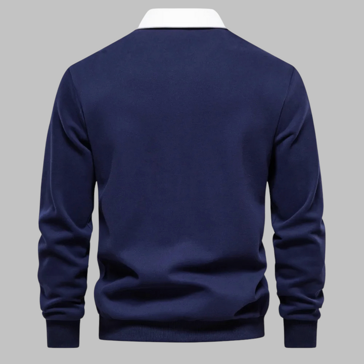 Cornelis™ | Classic Men’s Sweater with Polo Collar