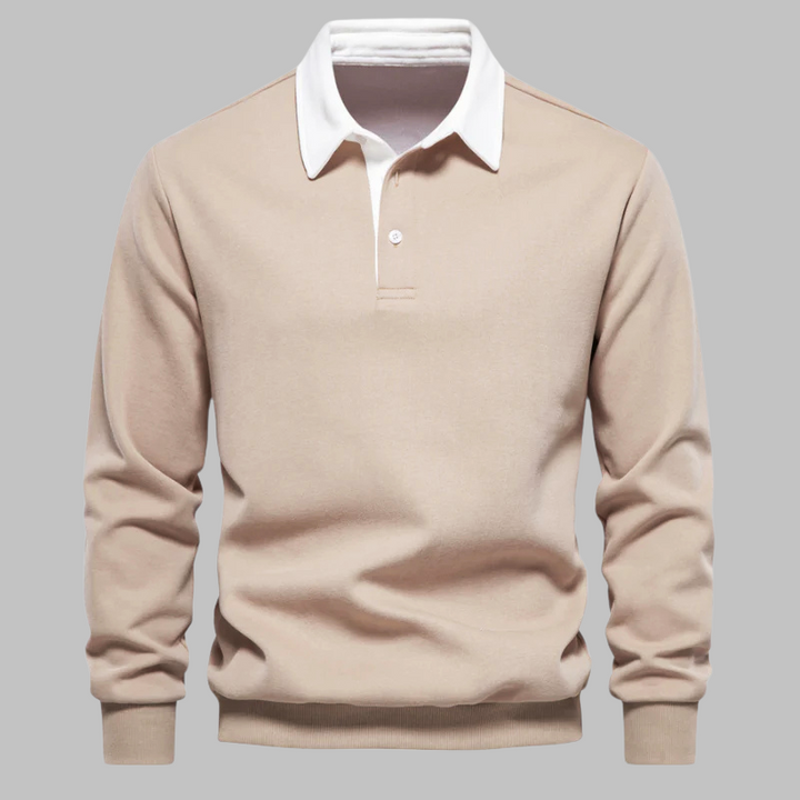 Cornelis™ | Classic Men’s Sweater with Polo Collar
