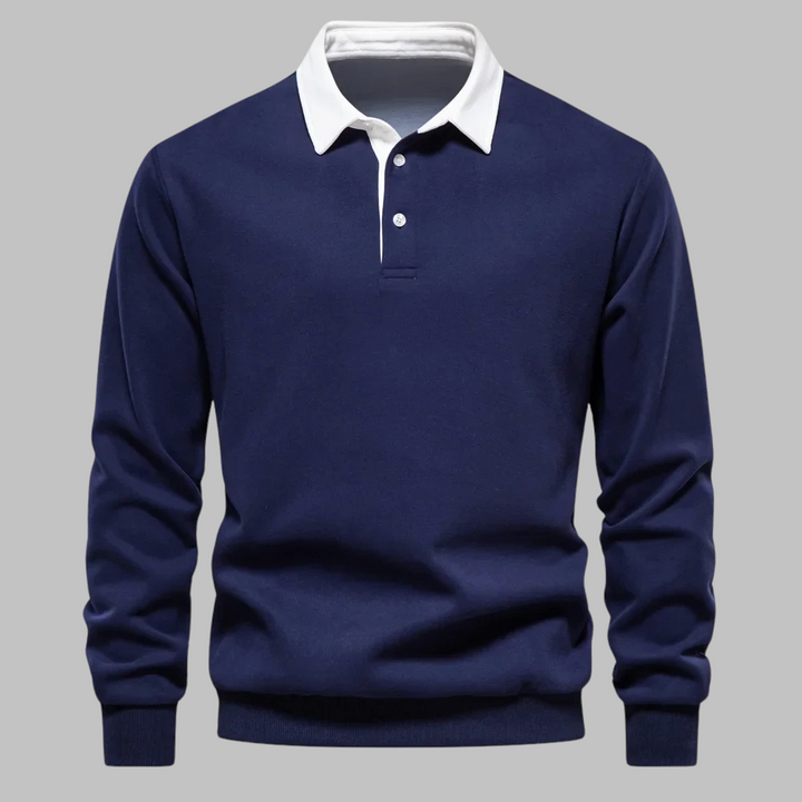 Cornelis™ | Classic Men’s Sweater with Polo Collar