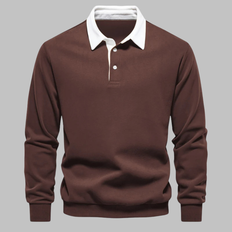 Cornelis™ | Classic Men’s Sweater with Polo Collar