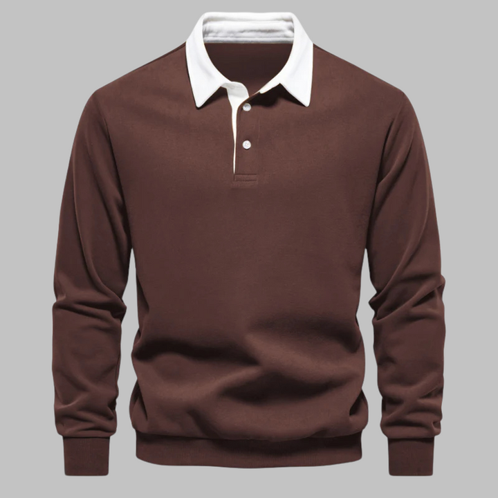 Cornelis™ | Classic Men’s Sweater with Polo Collar
