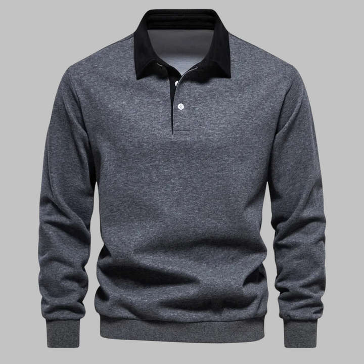 Cornelis™ | Classic Men’s Sweater with Polo Collar