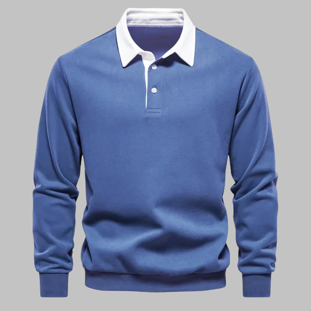 Cornelis™ | Classic Men’s Sweater with Polo Collar