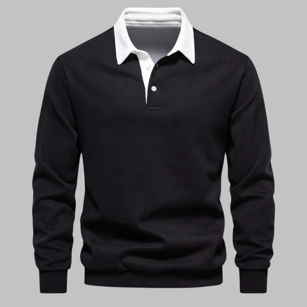 Cornelis™ | Classic Men’s Sweater with Polo Collar