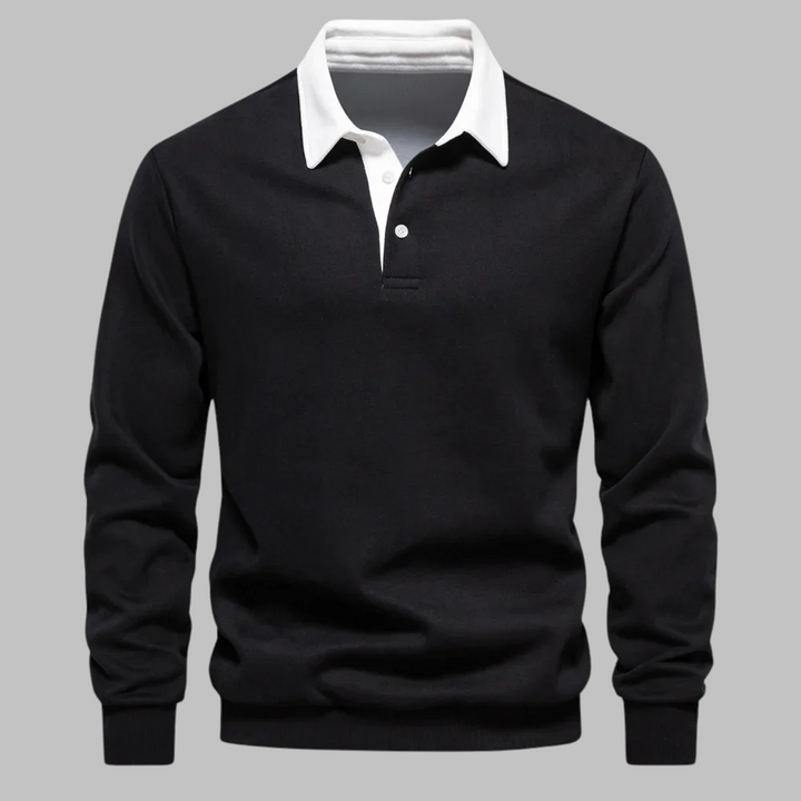Cornelis™ | Classic Men’s Sweater with Polo Collar